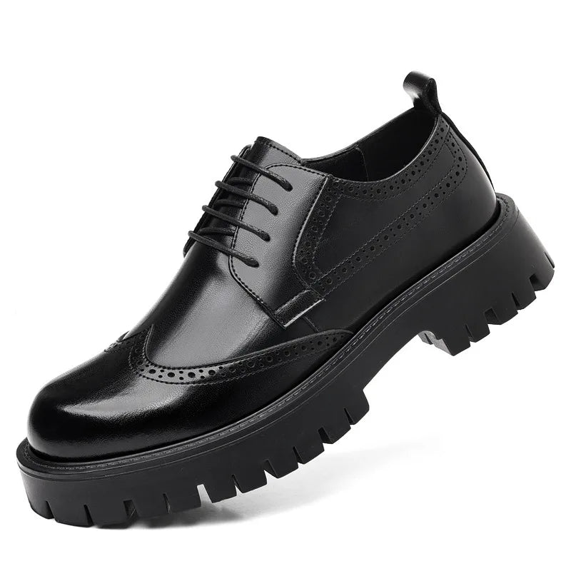 Luxury Oxford Elevator Dress Shoes