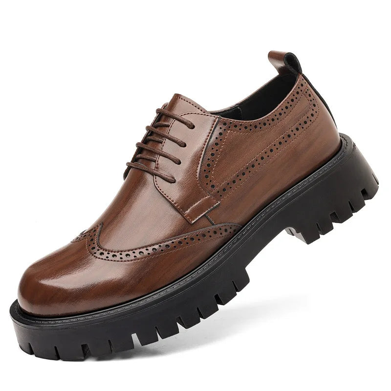 Luxury Oxford Elevator Dress Shoes