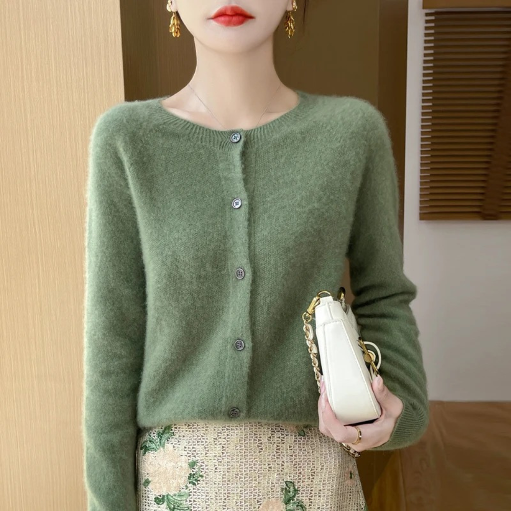 Siena Merino Wool Cardigan