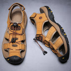 Luciano Leather Fisherman Sandals
