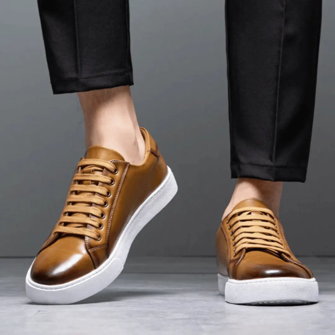 Valmont Leather Low Tops