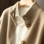 Camille Luxe Knit Button Cardigan