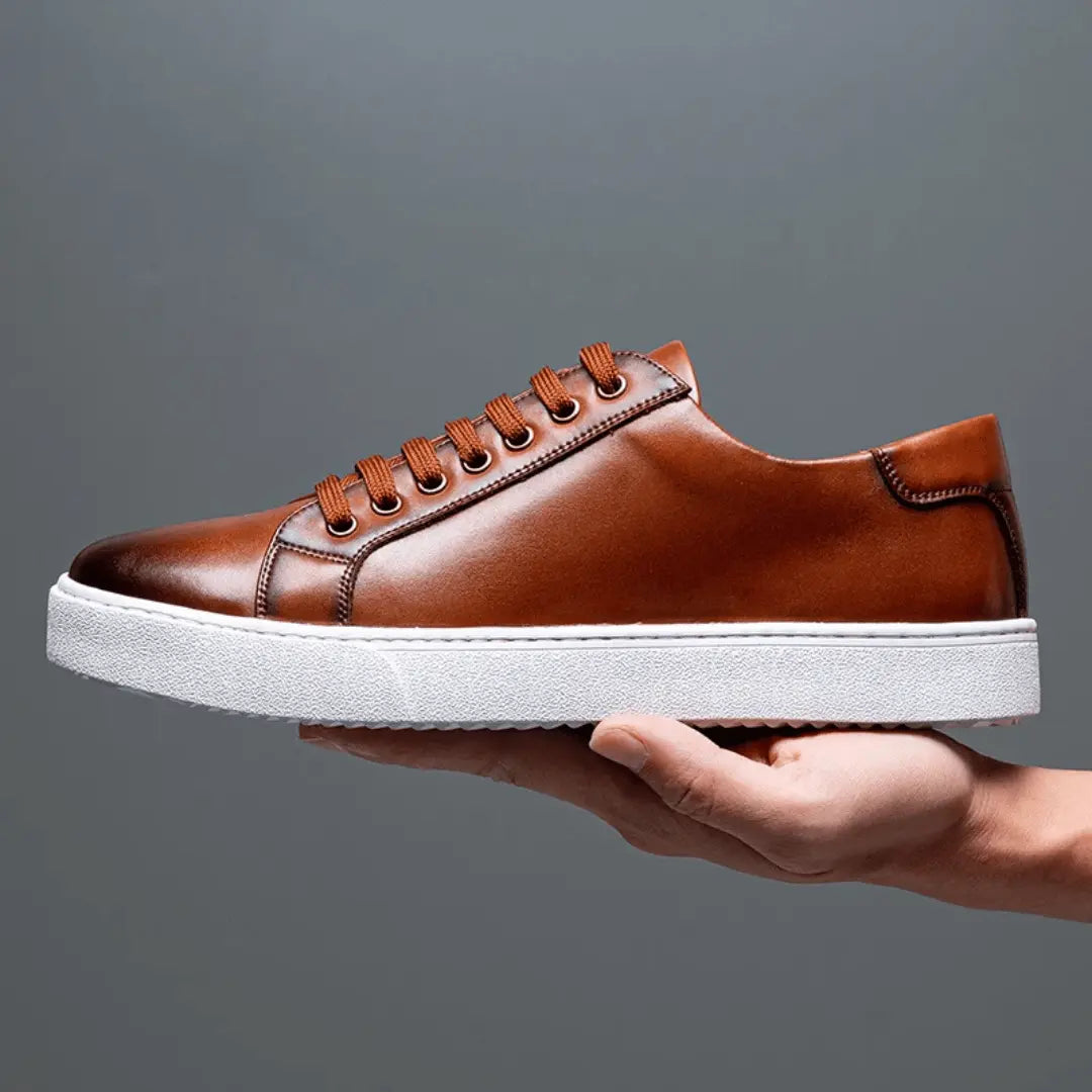 Valmont Leather Low Tops