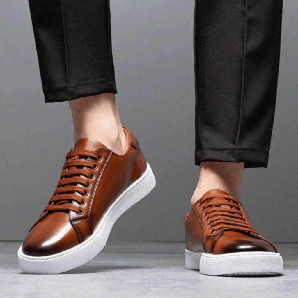 Valmont Leather Low Tops