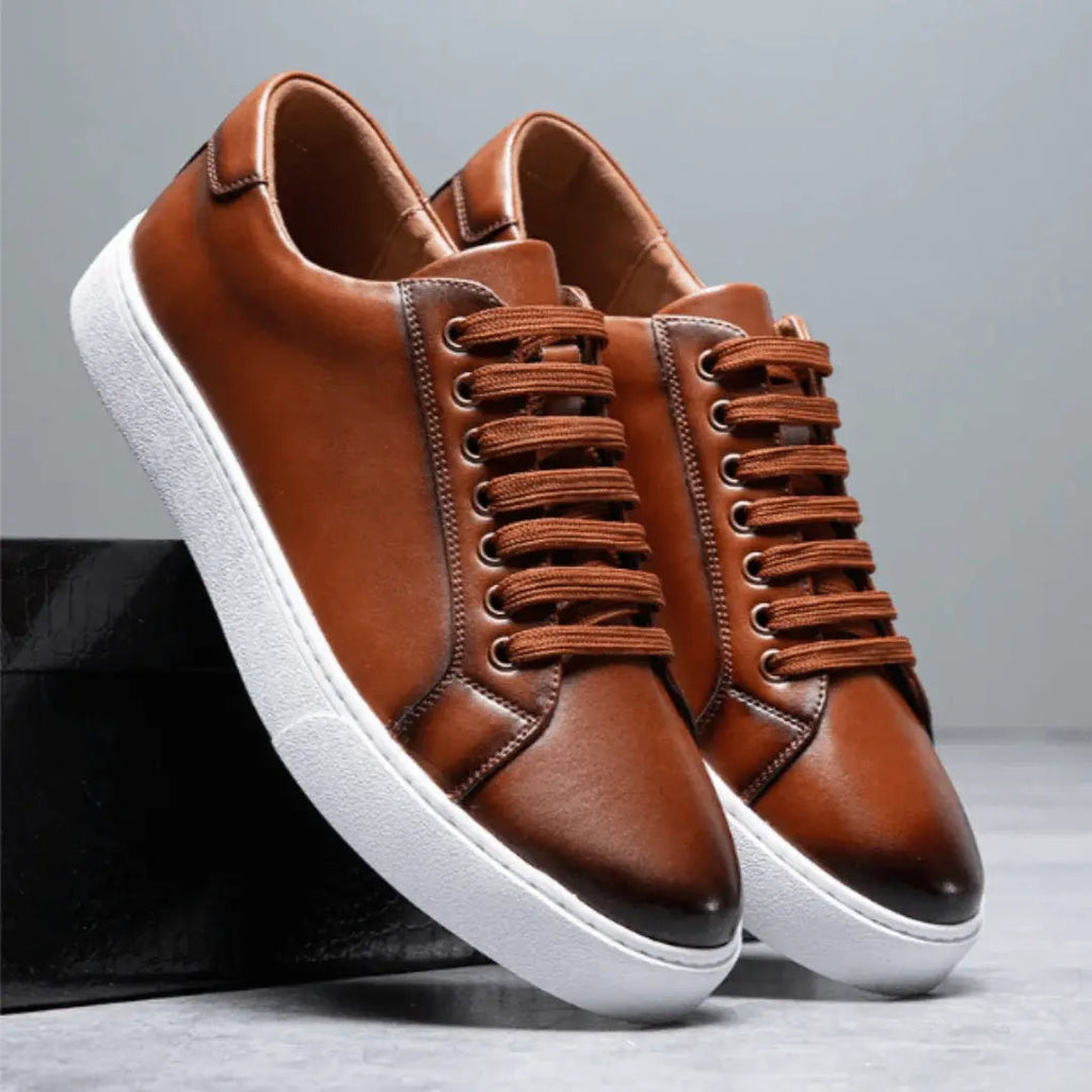 Valmont Leather Low Tops