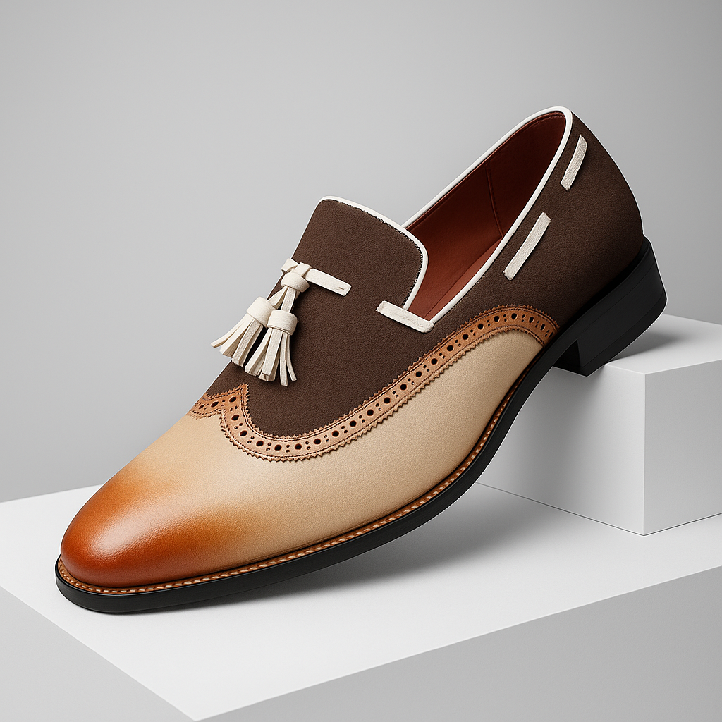 Lusso Gradient Tassel Loafers