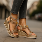 Marbella Gem Wedge Sandals