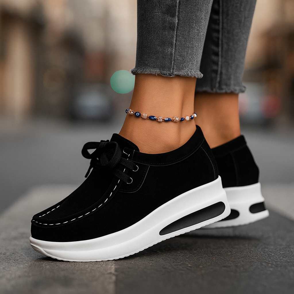 Liora Suede Platform Walkers