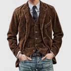 Lancaster Corduroy Blazer with Matching Waistcoat