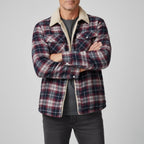 Grayson Checked Sherpa Jacket