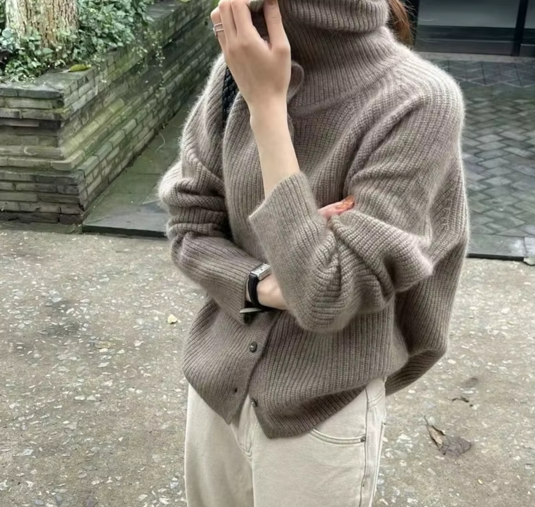 Valona Wool Turtleneck Sweater