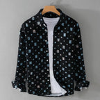 Alessandro Patterned Denim Shirt