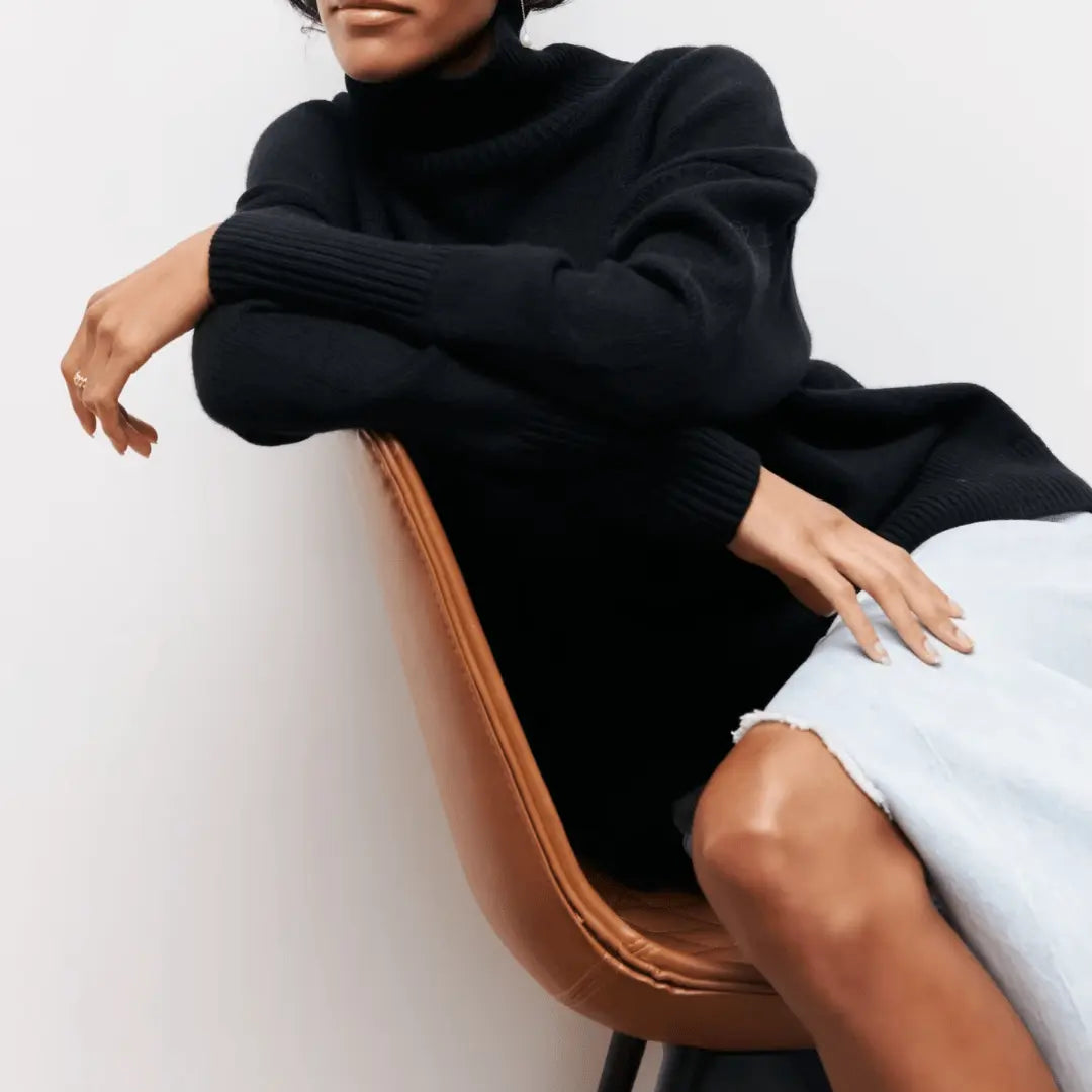Clara Knit Turtleneck Sweater