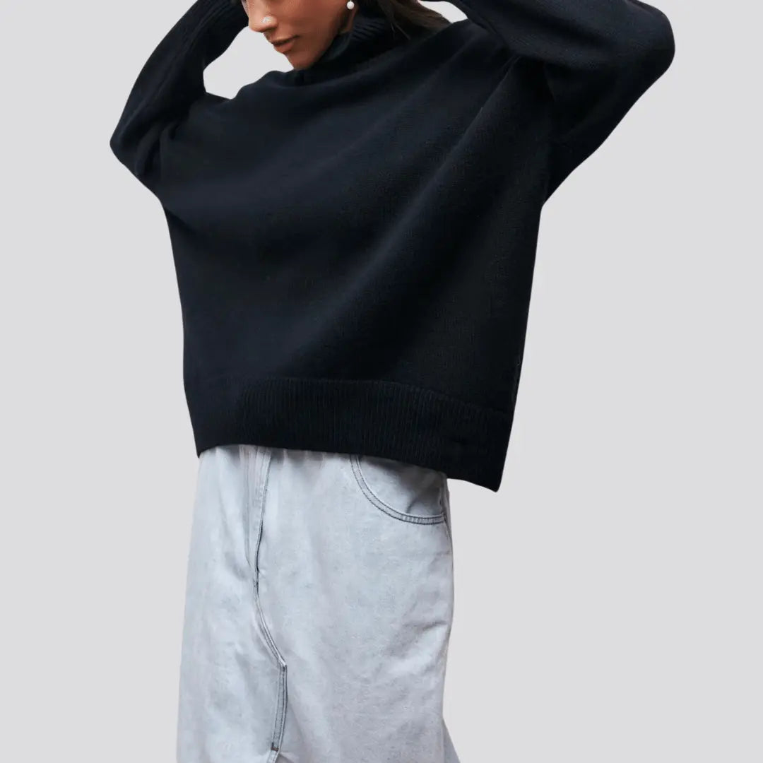 Clara Knit Turtleneck Sweater