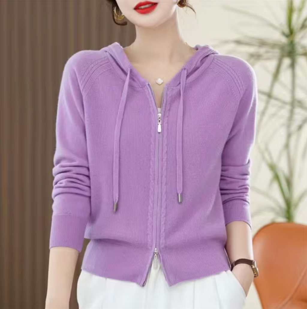Tavira Knitted Cashmere Hoodie
