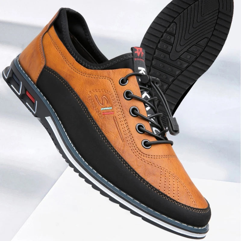 Oxford Comfort Orthopedic Leather Shoes for Men
