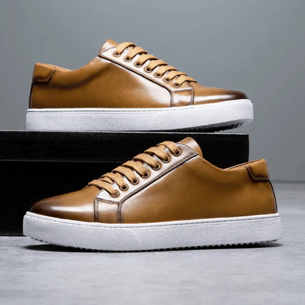 Valmont Leather Low Tops