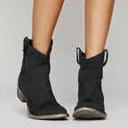 Marina Cowboy Ankle Boots