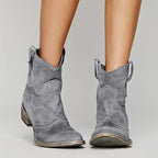Marina Cowboy Ankle Boots