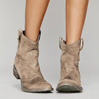 Marina Cowboy Ankle Boots