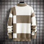 Arden Monochrome Patchwork Sweater
