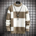 Arden Monochrome Patchwork Sweater