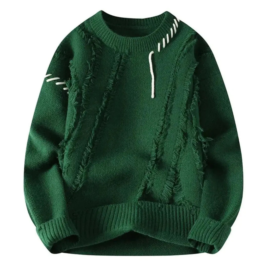 Rowan Textured Patchwork Knit Sweater