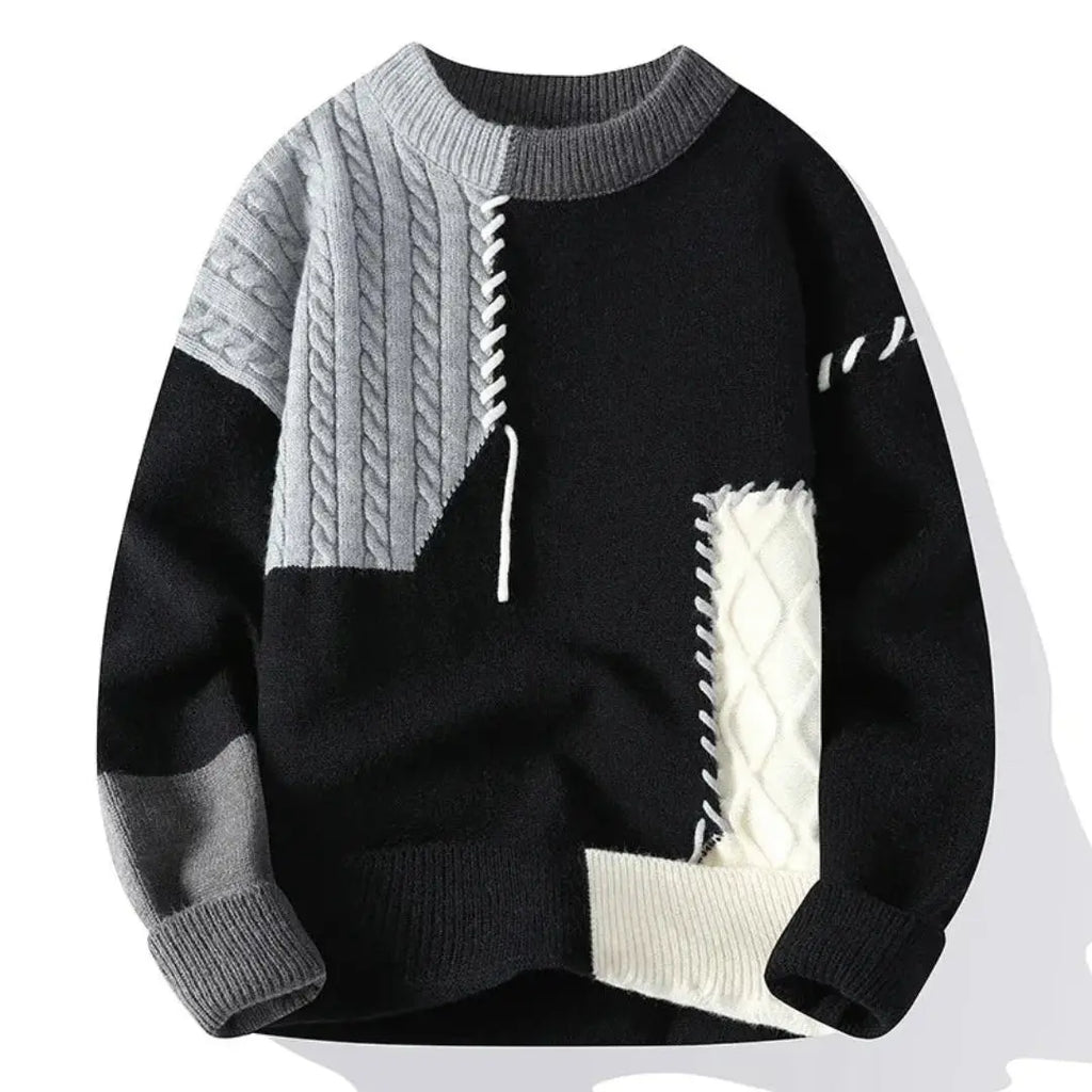Oslo Patchwork Sweater