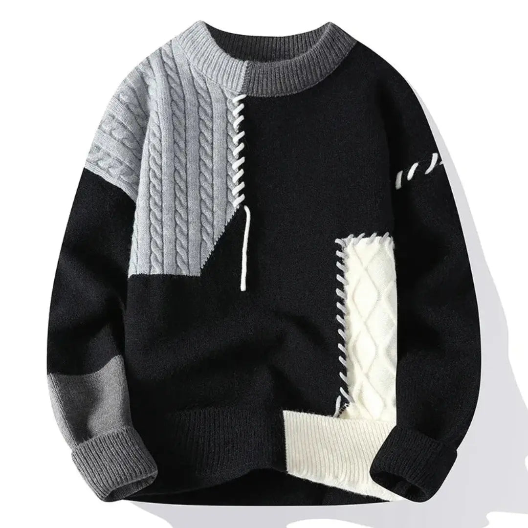 Oslo Patchwork Sweater