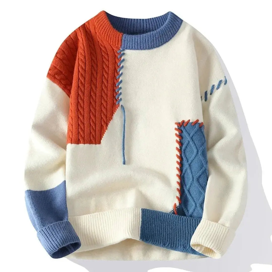 Oslo Patchwork Sweater