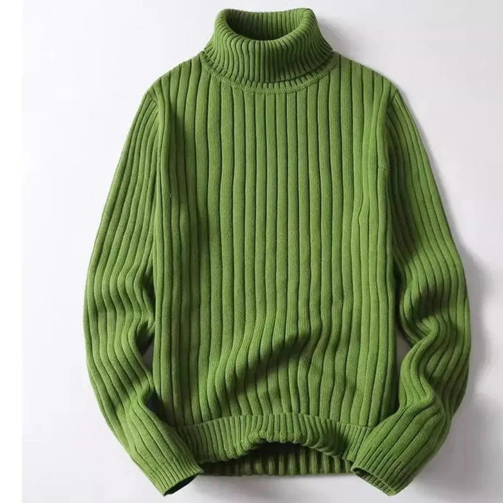 Huxley Ribbed Knit Cotton Sweater