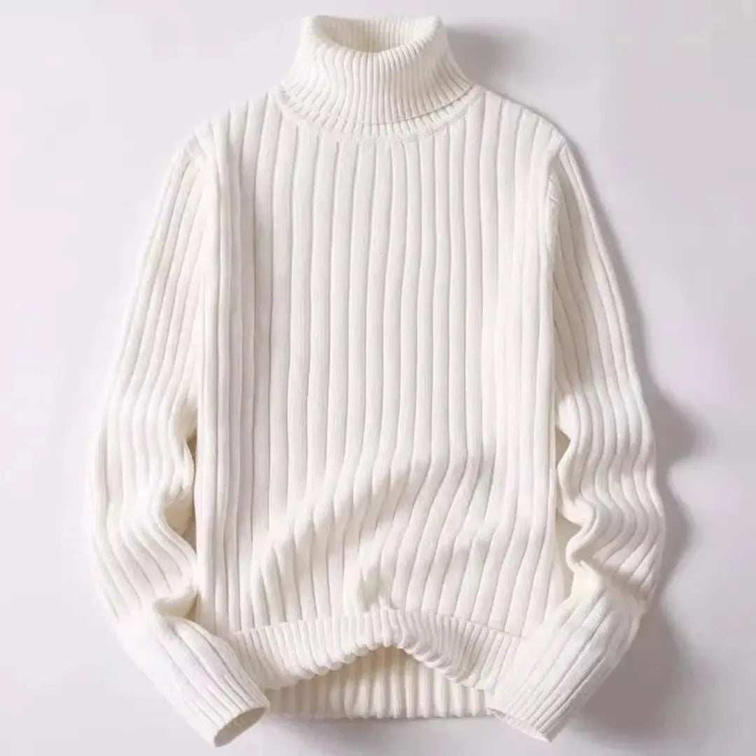 Huxley Ribbed Knit Cotton Sweater