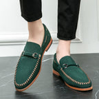 Matteo Handstitched Suede Loafers
