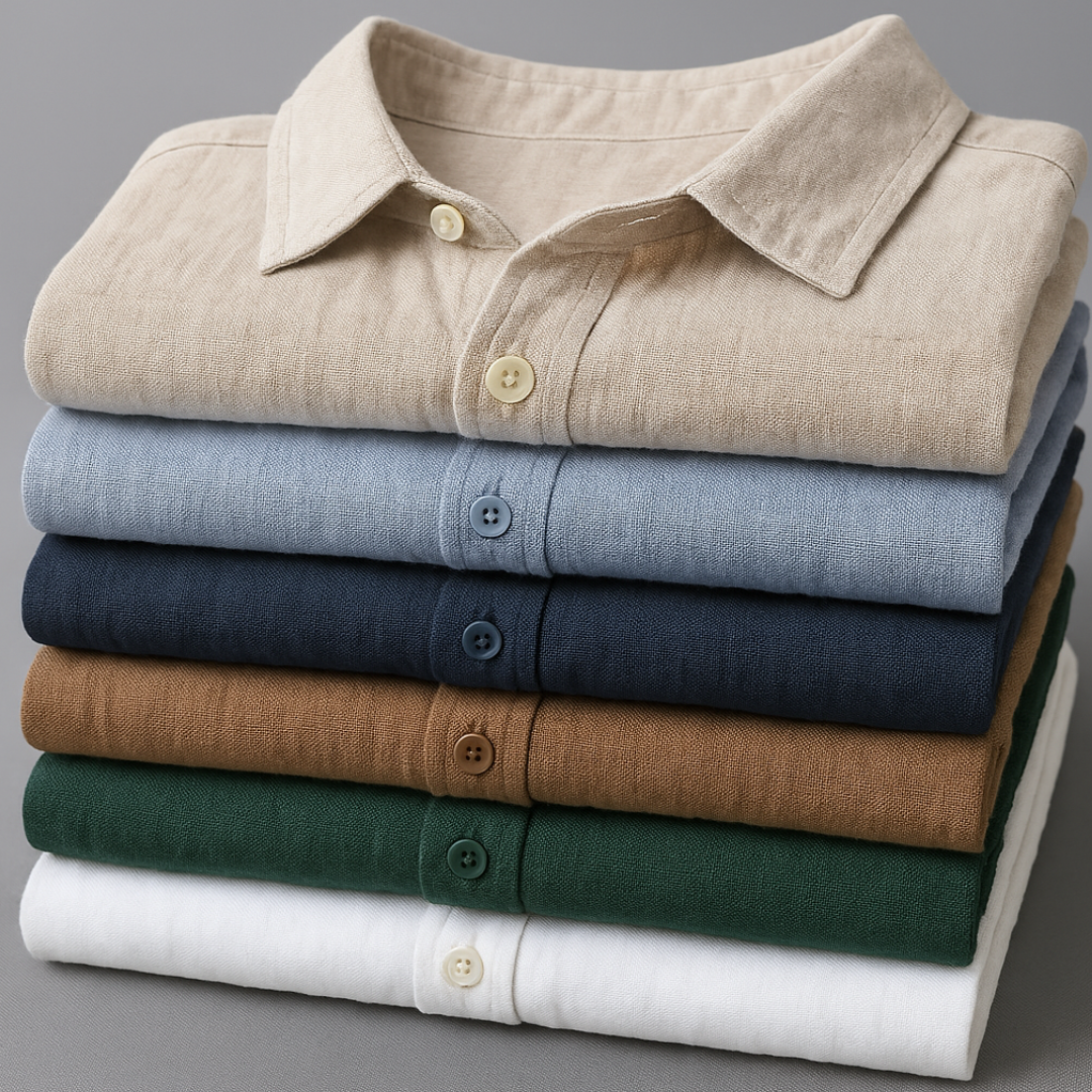 Marseille Premium Linen Long Sleeve Shirt