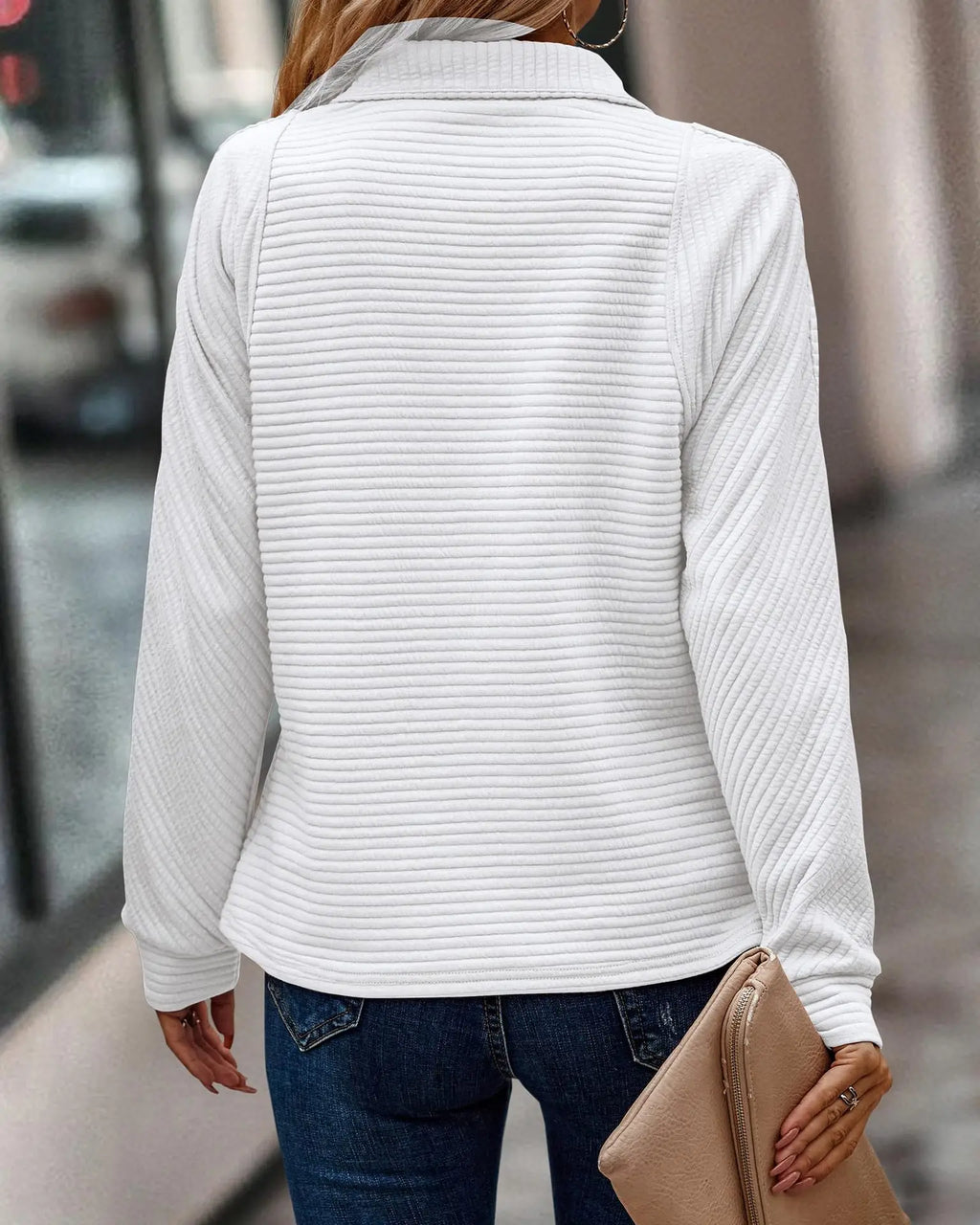 Rimini Half Zip Knit Jumper