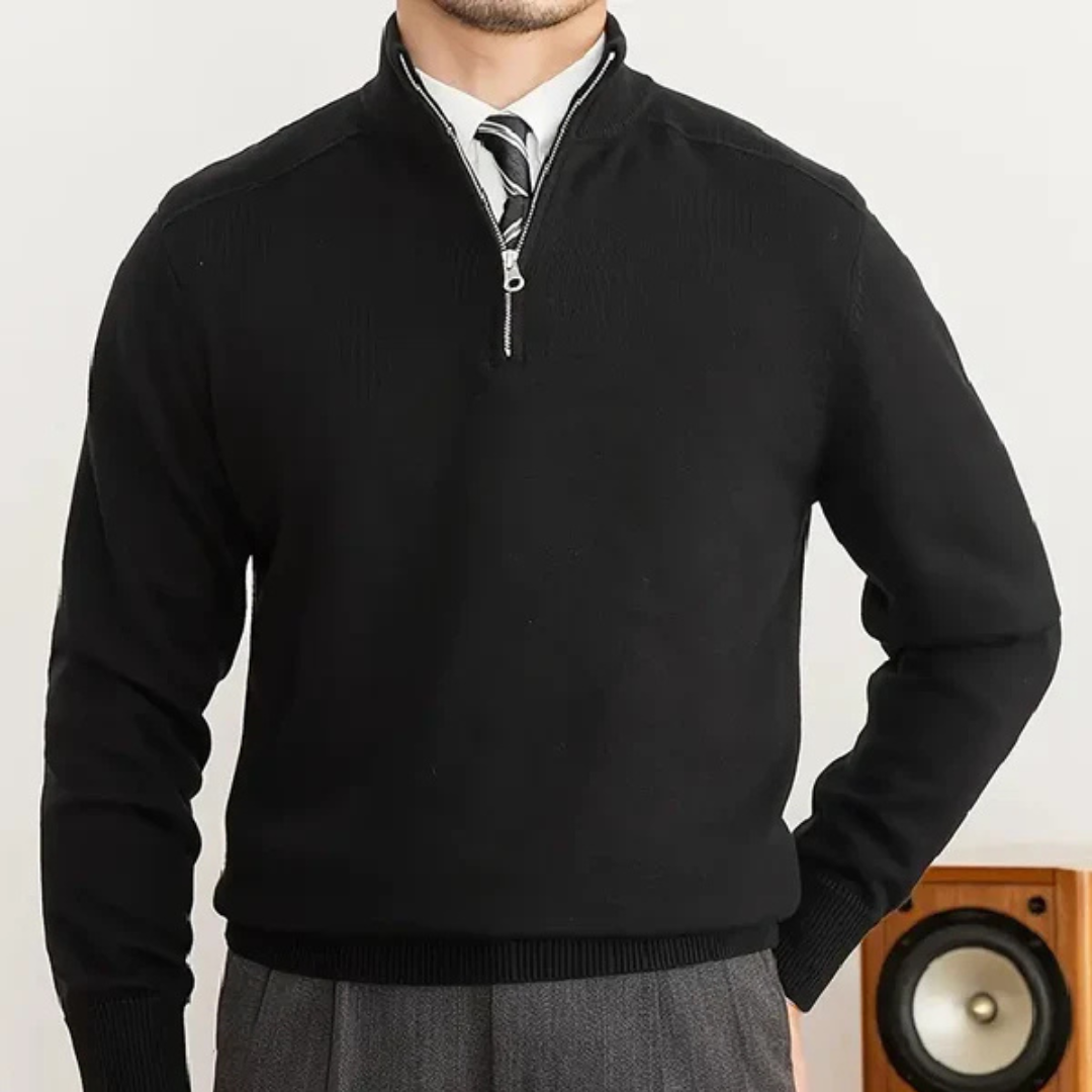 Lecce Ribbed Collar Sweater