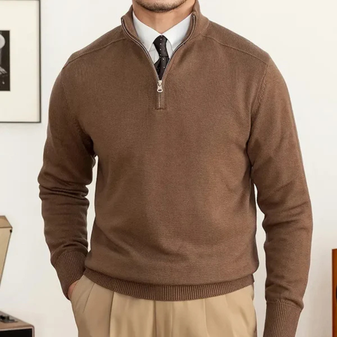 Lecce Ribbed Collar Sweater