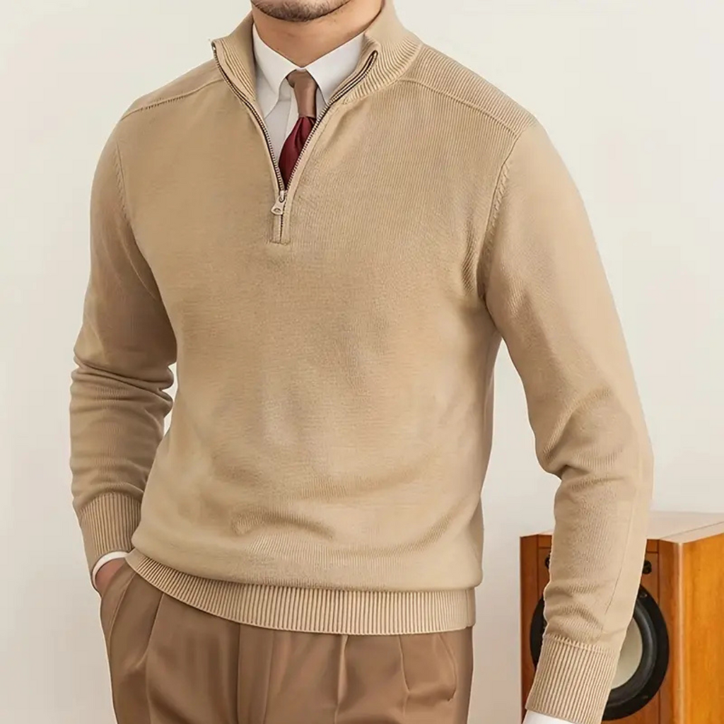 Lecce Ribbed Collar Sweater