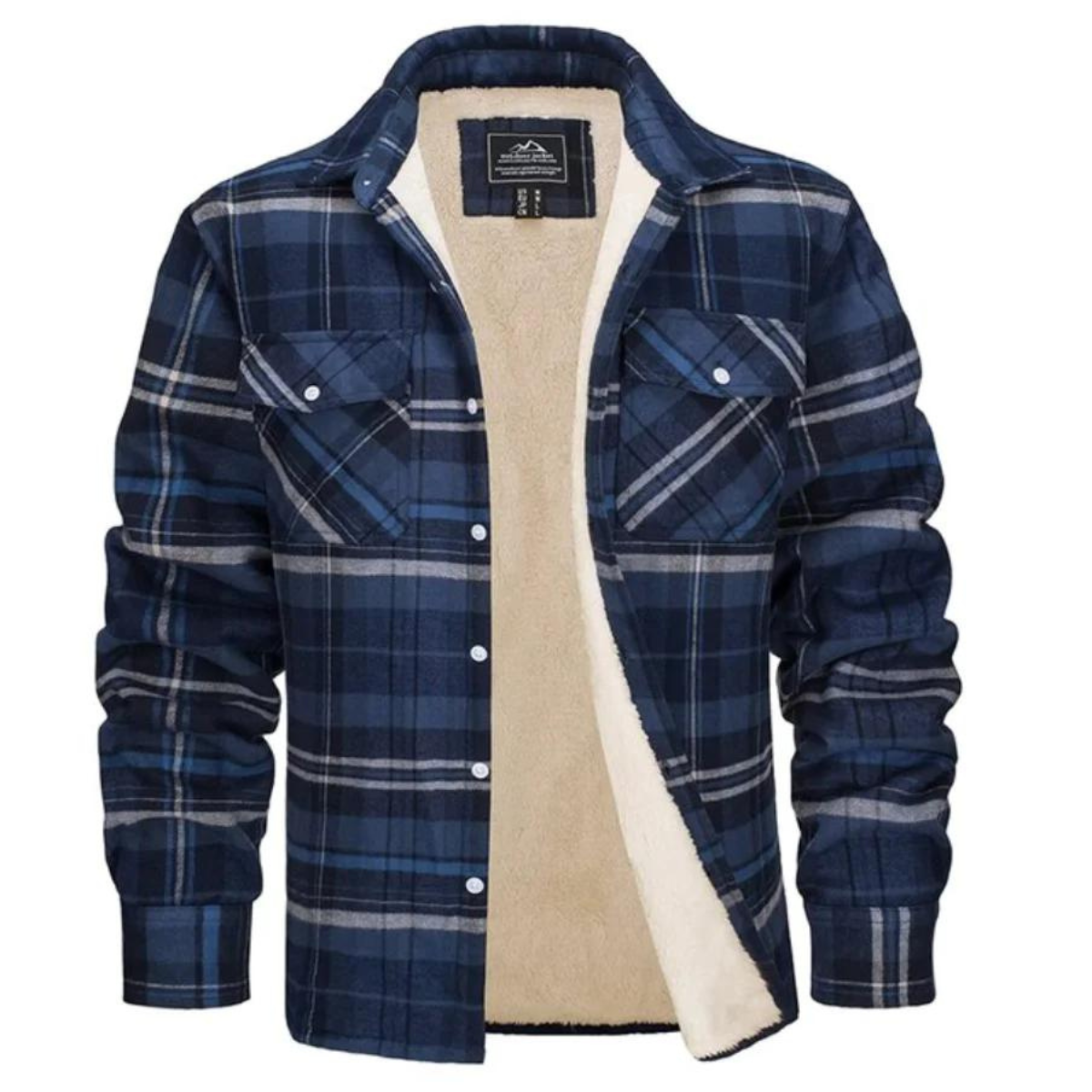 Grayson Checked Sherpa Jacket