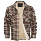 Grayson Checked Sherpa Jacket