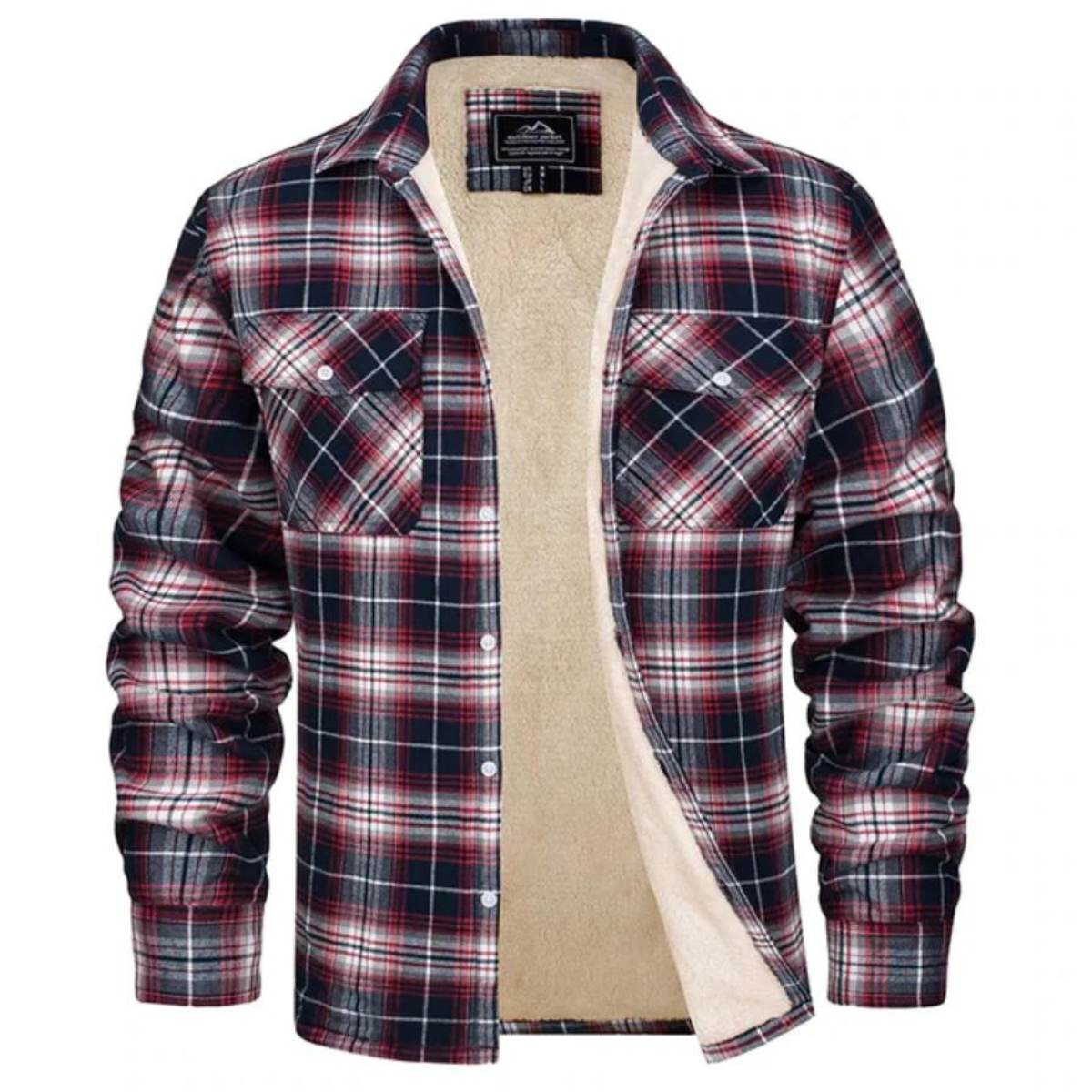 Grayson Checked Sherpa Jacket
