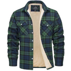 Grayson Checked Sherpa Jacket