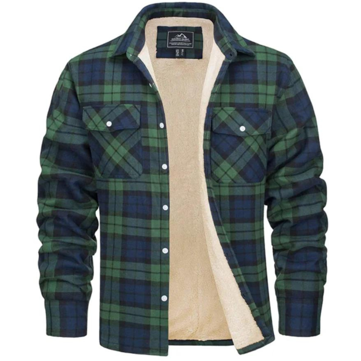 Grayson Checked Sherpa Jacket