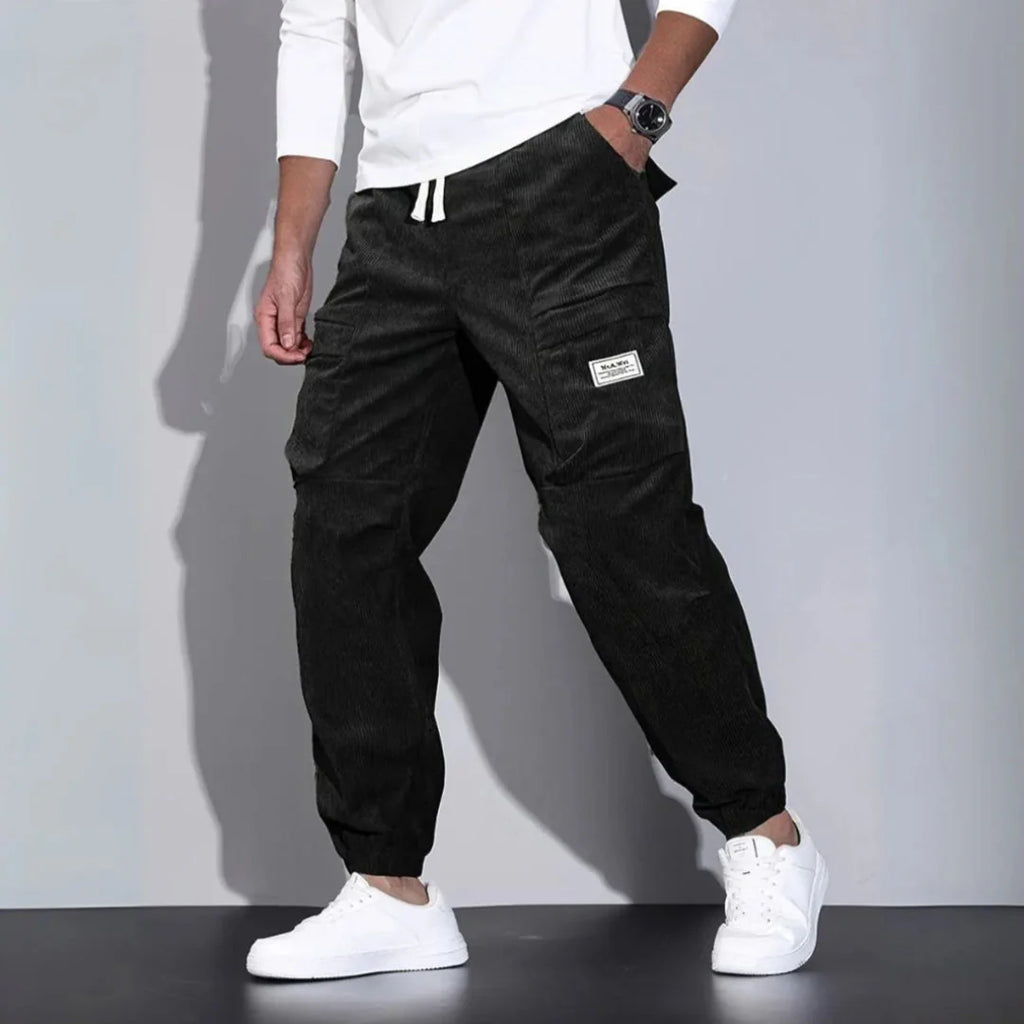 Lars Corduroy Cargo Joggers