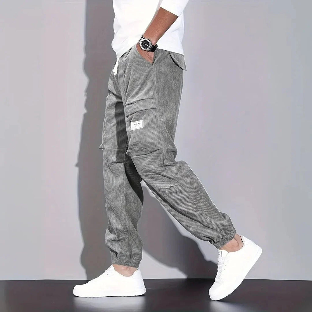 Lars Corduroy Cargo Joggers