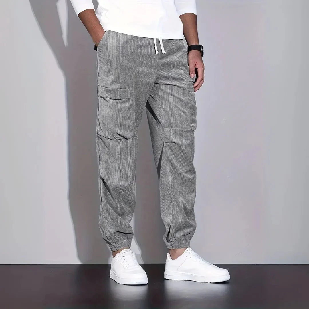 Lars Corduroy Cargo Joggers