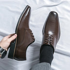 Leather Derby Dress Shoes
