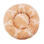 FluffNest Round Plush Pet Bed