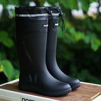 Waterproof Mid-Calf Rubber Rain Boots