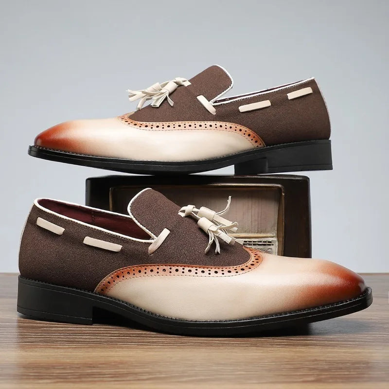 Lusso Gradient Tassel Loafers